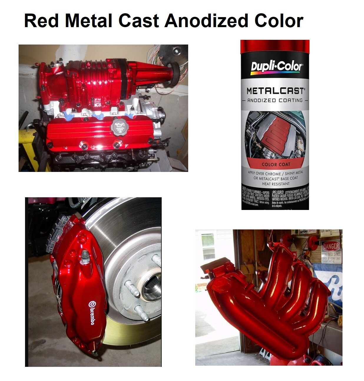 Red engine paint