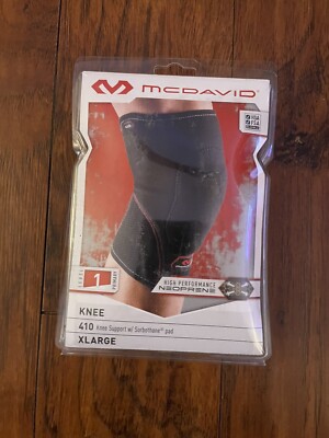 Neoprene Knee Sleeve McDavid HyperBlend  Adult-XL Black MD401-01-35