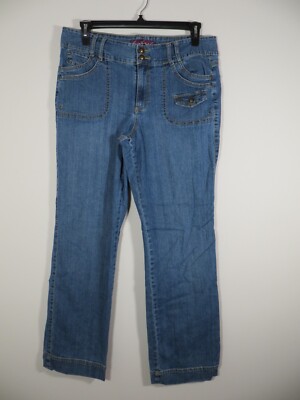 Gloria Vanderbilt Women's Plus Size Bootcut Flare Denim Jeans Size 14