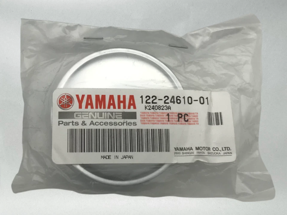 Yamaha Genuine OEM DT1 CT1 RT1 CHROME GAS FUEL TANK CAP 122-24610-01-00 - Image 3 of 4