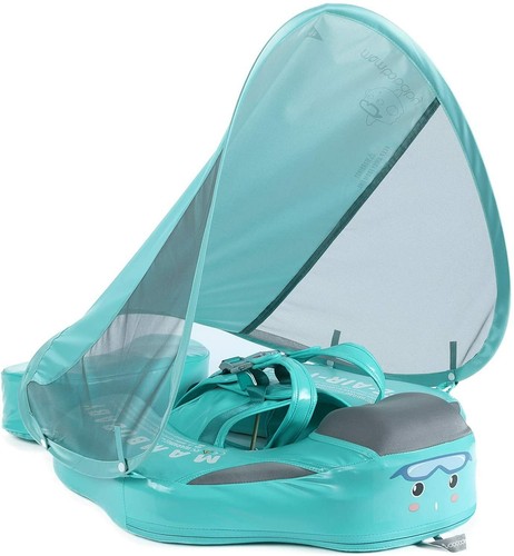 Mambobaby Pool Float Upgrade Baby Schwimmschwimmer nicht aufblasbar mit Baldachin & Schwanz - Bild 15 von 40