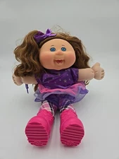 Cabbage Patch Kids Doll Limited Edition Girl Blue Eyes Brunette Hair 2015