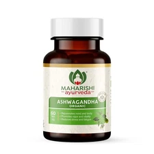 Maharishi Ayurveda Organic Ashwagandha - General Wellness Tablets - Pure Herbs