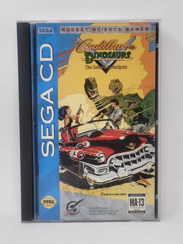 Cadillacs and Dinosaurs: The Second Cataclysm (Sega CD, 1994) Great Condition