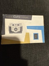 Kodak Signet 35 Camera F3.5 Ektar Lens, Instruction Owners Manual/Booklet-1950's
