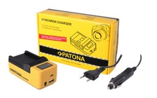 Caricabatteria Synchron LCD USB Patona per Panasonic Lumix DMC-FS28,DMC-FS35