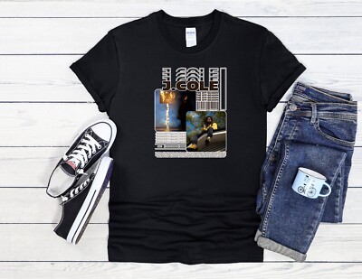 J. Cole T-Shirt Album Collage Musik Herren Damen Unisex Shirt Hoodie Baseball 4276