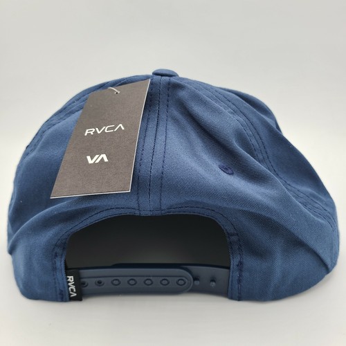 RVCA Hat Logo Skate Baseball Cap Snapback Blue Red White Logo Adjustable Outdoor - Picture 5 of 6