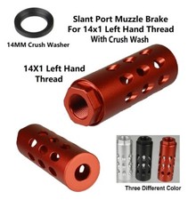 Red Slant Forwarder Port Low Concussion Muzzle Brake Compensator 14x1 LH TPI