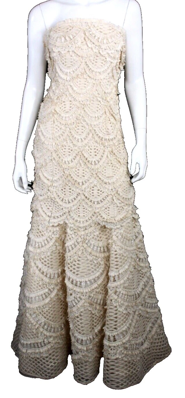 Embroidery Regular Size Tiered Wedding Dresses