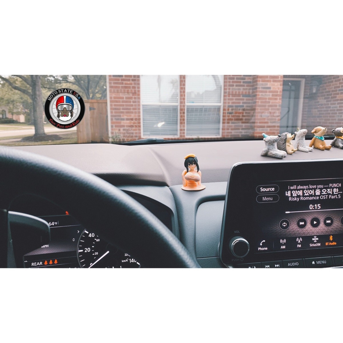 Anime Girl Big Shaking Boobs -- Idal For Motorcycle And ATV Handlebars Best Gift - Foto 5