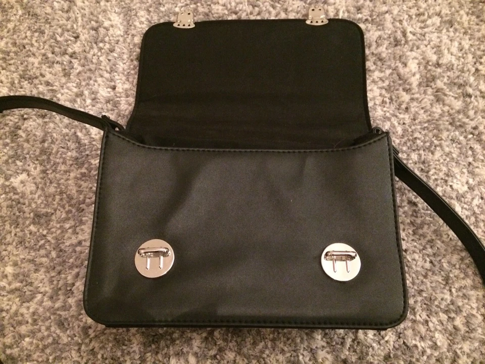 Women’s Black Satchel Handbag Small - Image 4 of 4