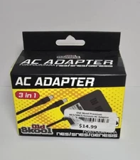 Old Stool NEW AC Adapter Power Supply Nintendo NES Super SNES Sega Genesis 1