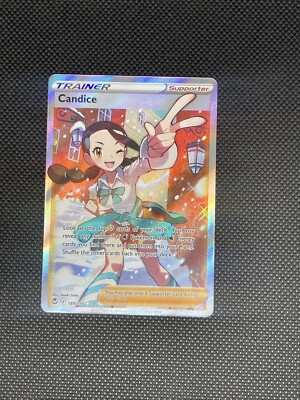 candice pokemon card price Candice Full Art Trainer Silver Tempest 189/195, NM Pokemon Card main image 1