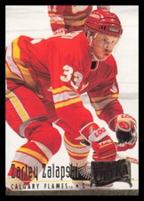 1994-95 Ultra #38 Zarley Zalapski Calgary Flames Hockey Card