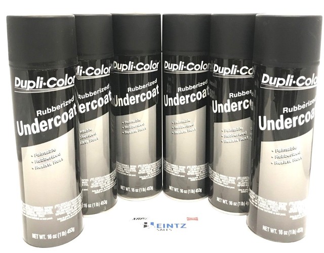 Duplicolor UC101(6Pack) Undercoating Paintable Rubberized Undercoat
