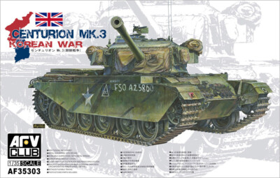 AFV Club Centurion MK.3 Koreakrieg Panzerkit AF35303 Maßstab 1:35 Modellbausatz
