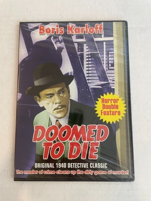 Horror Double Feature: Doomed to Die/The Ape, DVD NEW, 1940 Sealed Charity DS66