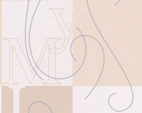 A.S. CréAtion Vliestapete Kitchen Dreams Braun Creme Ornament Symbol 1