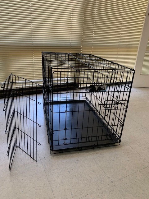 Precision Metal Wire Dog Crate Kennel 1 Door 30