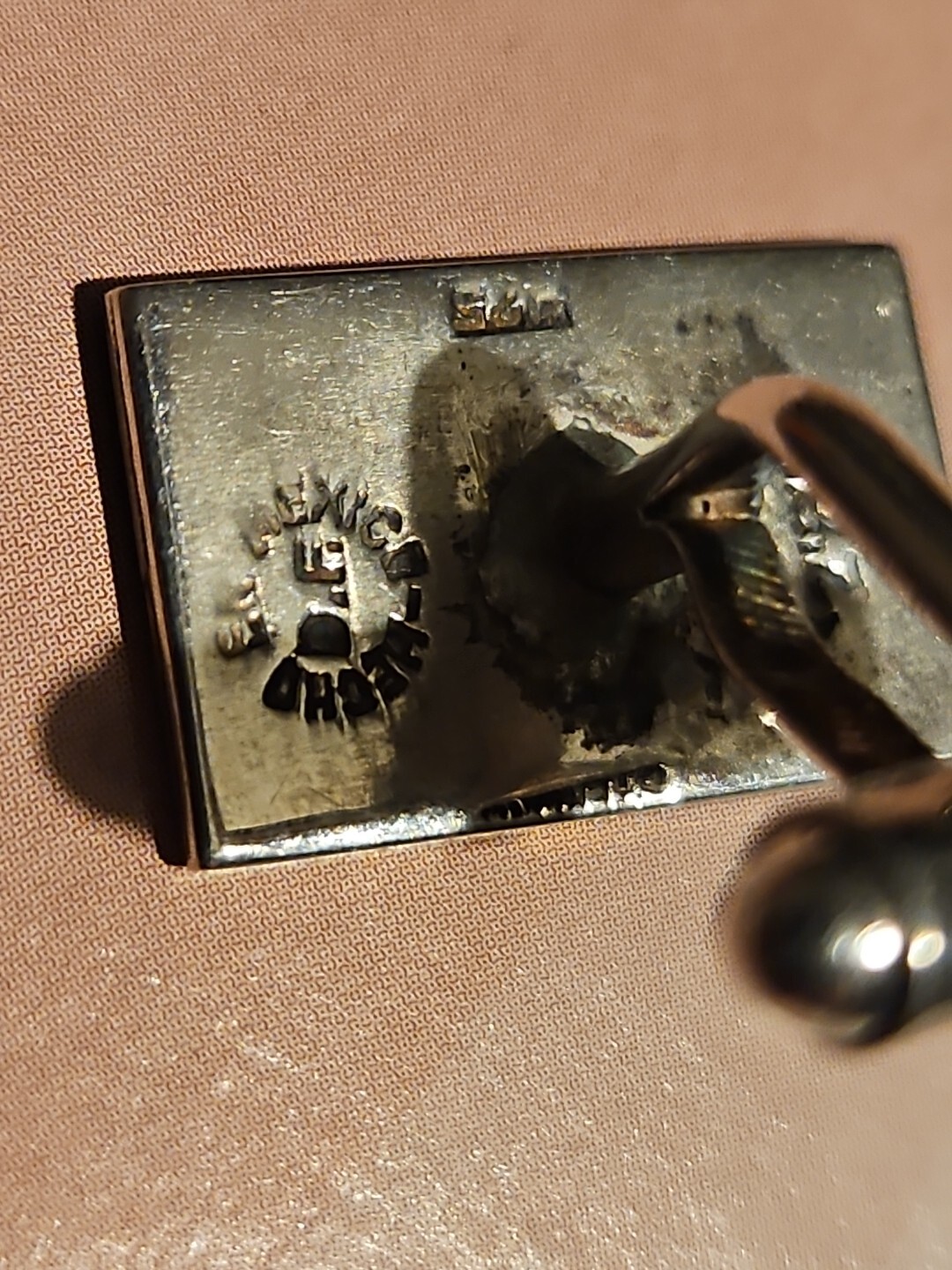 Cufflinks Rectangular Four Color Made In Mexico - image 3