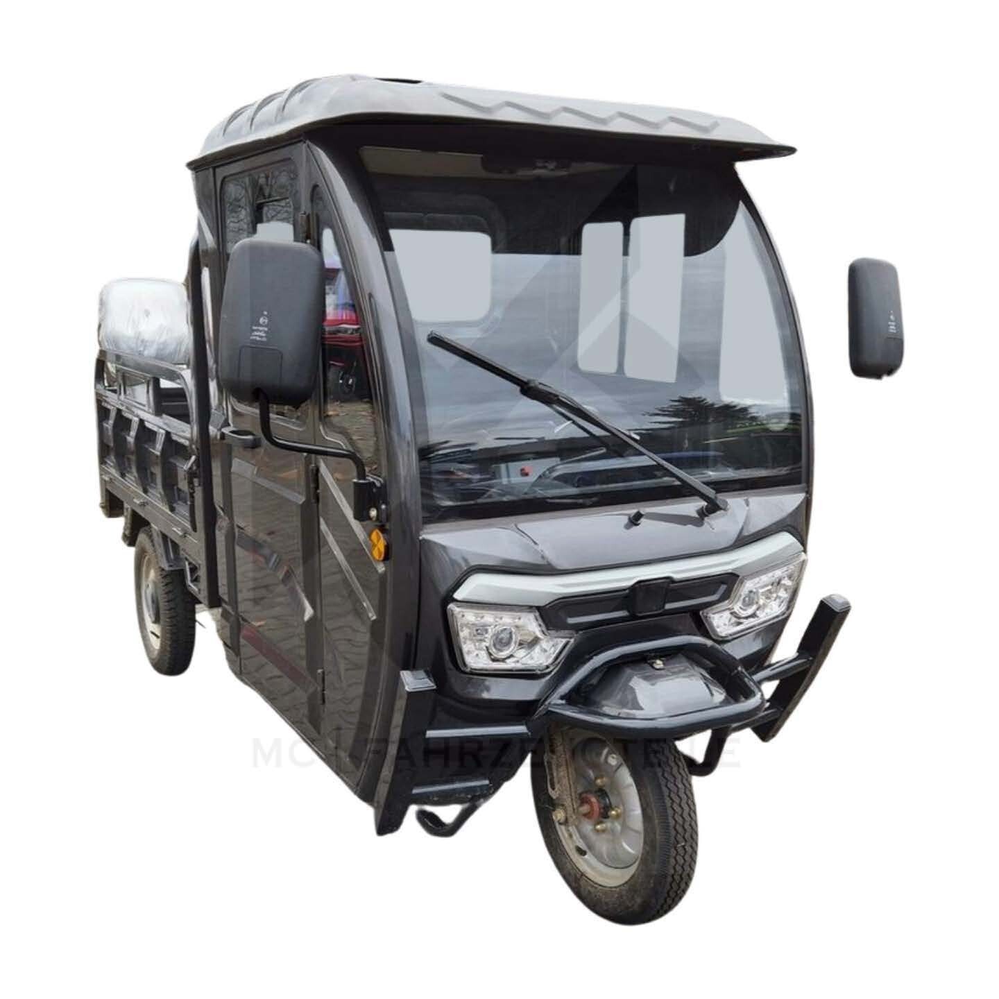 CARGO TRIKE 3000W 72V 2x 58AH Vollkabine VOLTA VT5 50km Lastendreirad ...