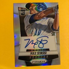 2014 PANINI PRIZM ROOKIE AUTOGRAPHS PRIZMS #MS MAX STASSI AUTO ASTROS