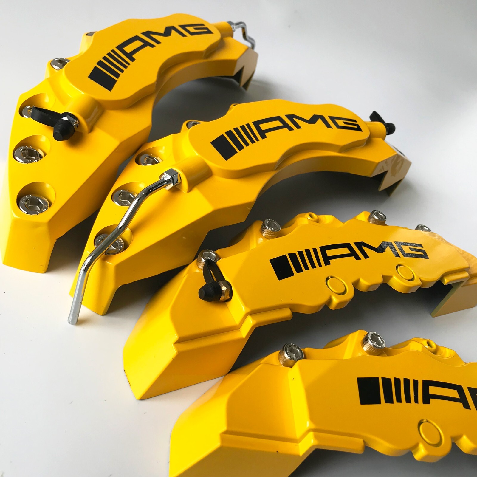 Yellow Car Disc Brake Caliper Covers Front &Rear 4PCS/Set for Benz w211