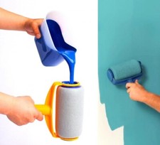 1Pcs Pro Paint Roller Brush Handle Flocked Edger Room Wall Painting Runner Set