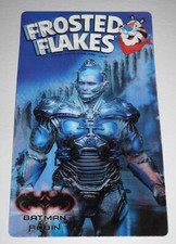 Rare ARNOLD SCHWARZENEGGAR "MR FREEZE" BATMAN & ROBIN 3D HOLOGRAM Frosted Flakes