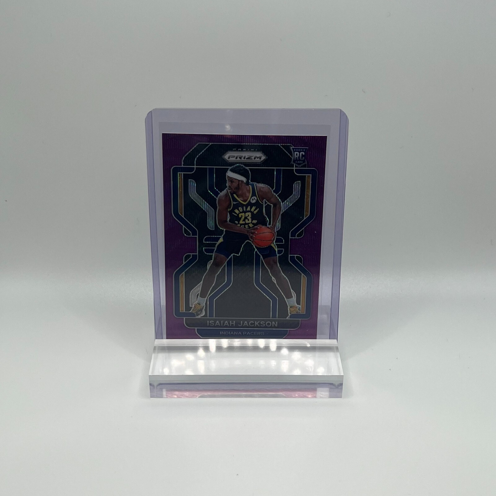 2021-22 Panini Prizm ISAIAH JACKSON Purple Ice Rookie /149 #309 RC MS3