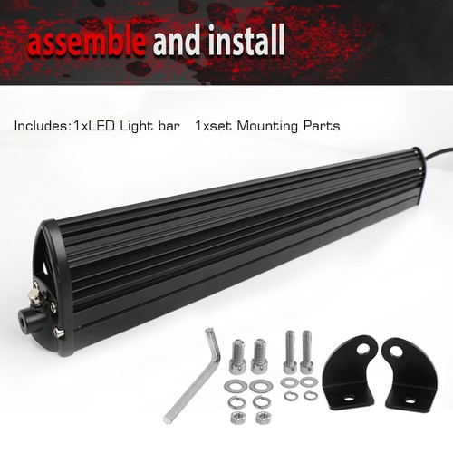 32'' LED Light Bar Dual Row Spot Flood Combe Fit Polaris RZR 900 S XP 1000 UTV - Picture 13 of 15