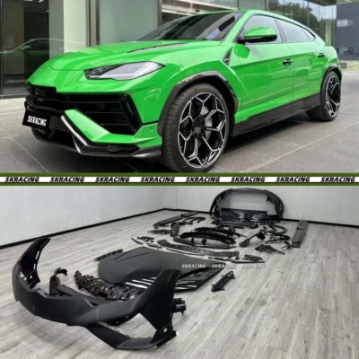 Fits 18-22 Lamborghini URUS Dry Carbon Hood Bumper Upgrade Performance Body Kits