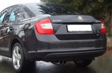 FOX Sportauspuff Racinganlage ab Kat. Skoda Rapid Limo 1.2l 1.4l 2x76mm DTM