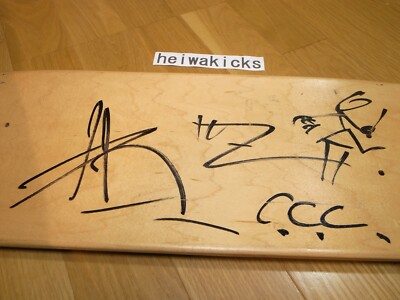 Zoo York Skate Team Signed Skateboard Deck Harold Hunter Danny