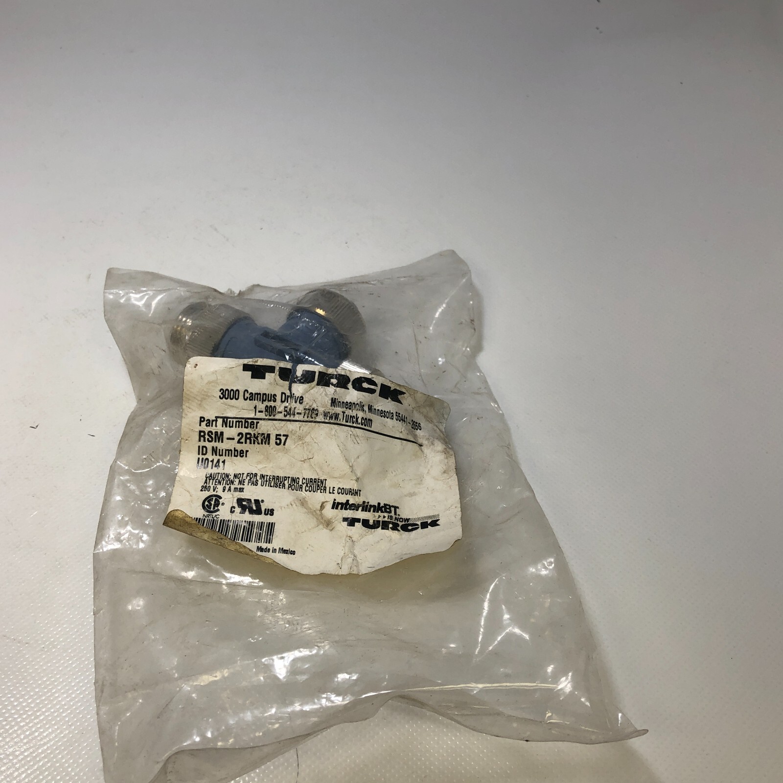 Turck / Interlink BT Cable U0141 RSM-2RKM 57 USA NEW