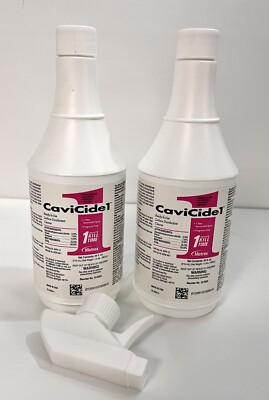 Metrix 13-1024 Cavicide Disinfectant Cleaner, 24 oz Bottle, White (2-Pack)