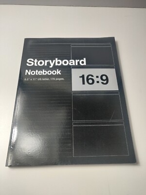 Storyboard Notebook 16:9, 8.5''x11'' US Letter, 170 pages.: For Directors, Animato