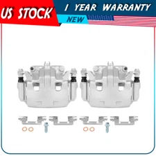 Front Left Right Brake Calipers with Bracket Pair For Suzuki Equator 2009-2012