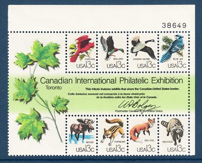 EE.UU. 1978. YVERT BF15. '' CAPEX'78 '' EXPOS. FILATELICA .  MNH.