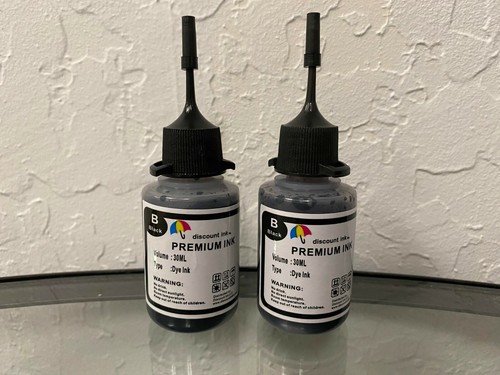 2x30ml Black Ink Refill for Epson T220 XP-420 Workforce WF-2630 WF-2650 WF-2660 - 第 1/1 張圖片
