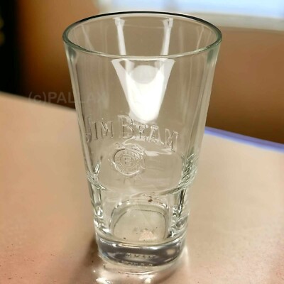 JIM BEAM BOURBON GLAS 400 ML BARGLAS 14 CM TRANSPARENT