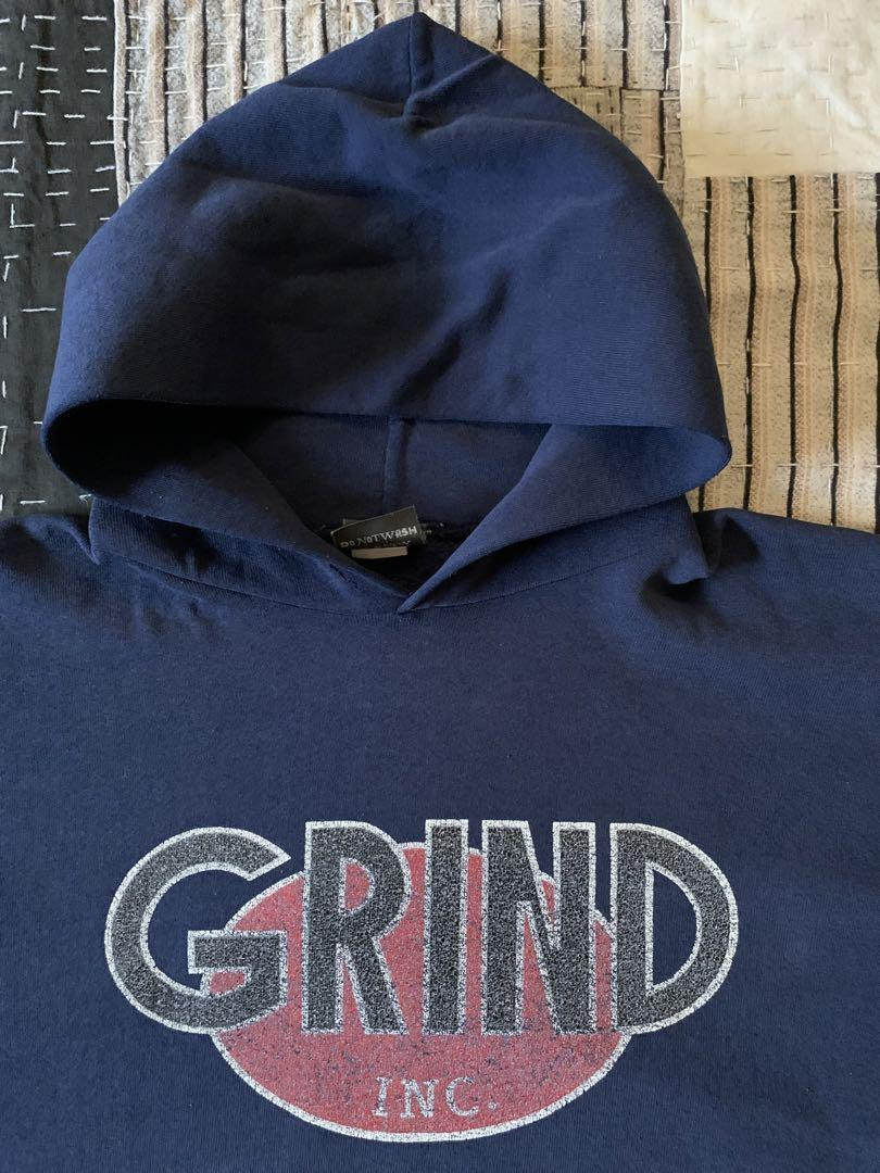 Grind Inc Vintage Sweatshirt Hoodie Navy XL 90s Skate Style | eBay