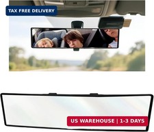 Rear View Mirror 11.4 Inch Large View Panoramic Convex Mirrors To Reduce Blind