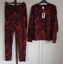 Next Women's Berry Birds Pyjamas Long Sleeve Size Medium 12-14 BNWT
