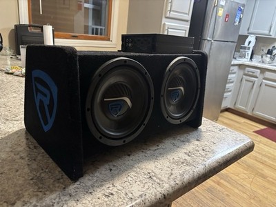 Rockville RV8.2A 800W Dual Car Subwoofer Enclosure Mono Amplifier Kit