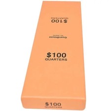 Rolled Coin Storage Box Quarters By Guardhouse Orange