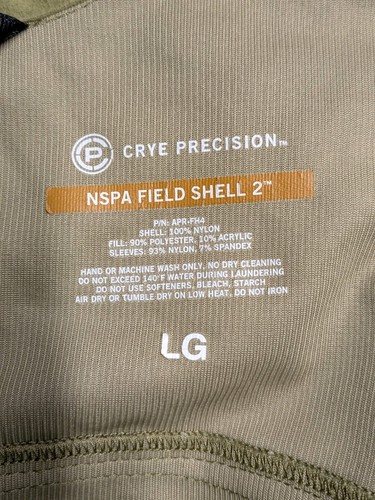 Chaqueta Crye Precision NSPA Multicam Fieldshell 2 Soft Shell Softie Talla Grande - Imagen 12 de 14