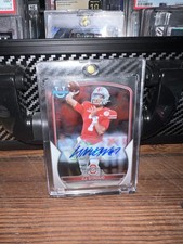 CJ STROUD 2022 BOWMAN UNIVERSITY CHROME AUTOGRAPH OHIO STATE AUTO
