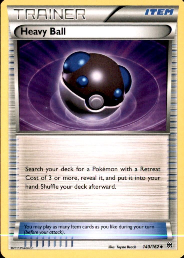 Heavy Ball 140/162 Uncommon BREAKthrough Pokemon NM/LP